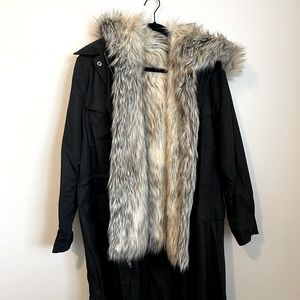 BB Dakota faux fur coat.